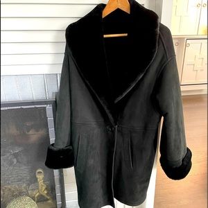 Anne Klein II Shearling Coat